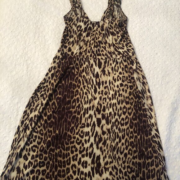 Elie Tahari 100% Silk Animal Print Mini Dress - Picture 3 of 7